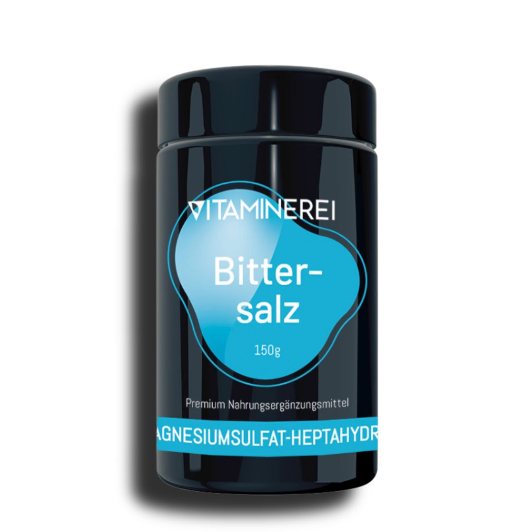 150g Bittersalz der Vitaminerei im Miron Violettglas