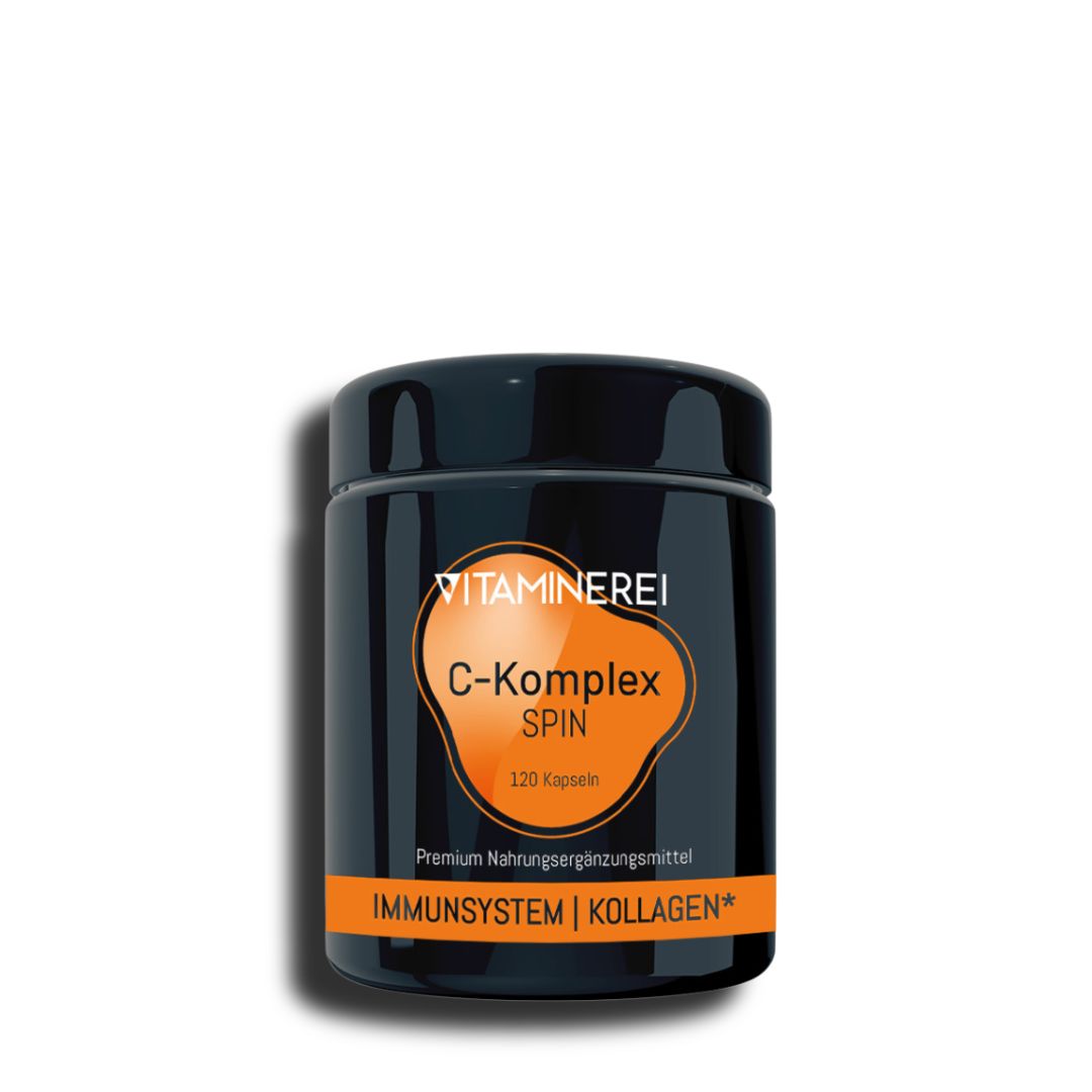 120 Kapseln Vitamin C-Komplex der Vitaminerei im Miron Violettglas