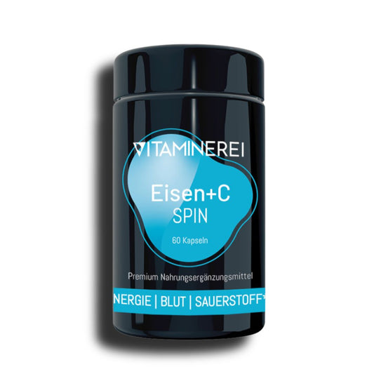 60 Kapseln Eisen+C Spin der Vitaminerei im Miron Violettglas