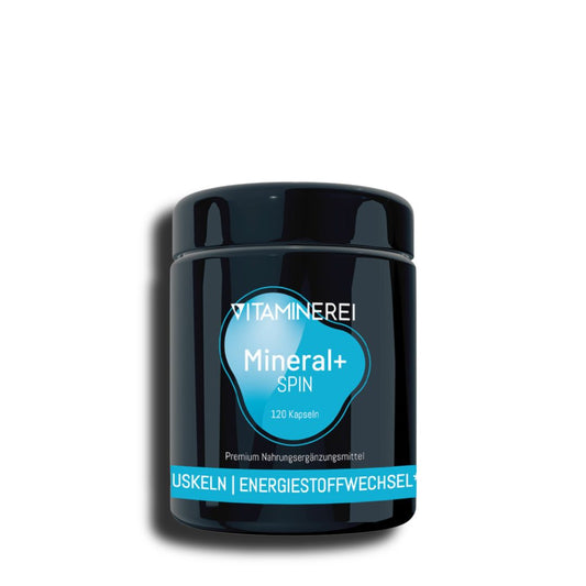 120 Kapseln Mineral+ Spin der Vitaminerei im Violett Mironglas