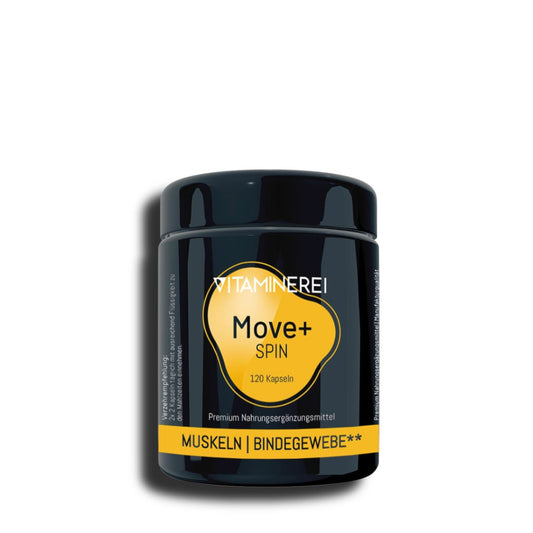 120 Move+ Spin Kapseln der Vitaminerei im Miron Violettglas